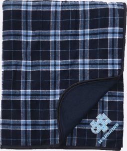 Premium Blanket, Navy/Columbia